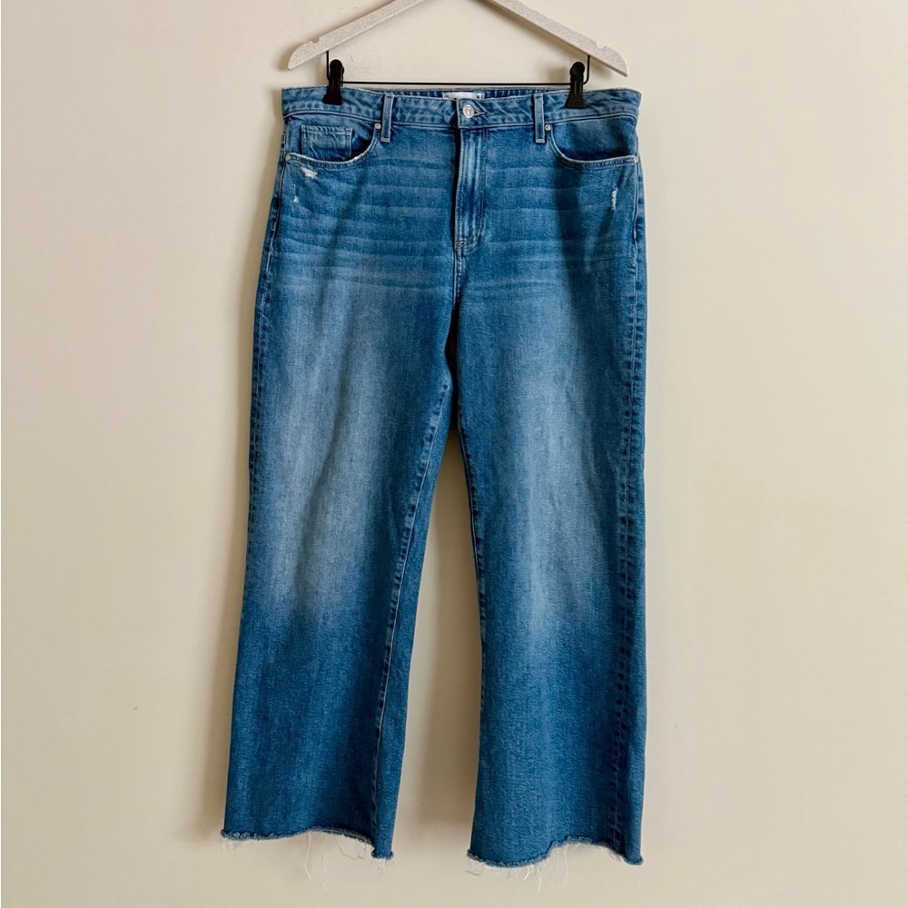 PAIGE Classic Blue Straight Leg Jeans